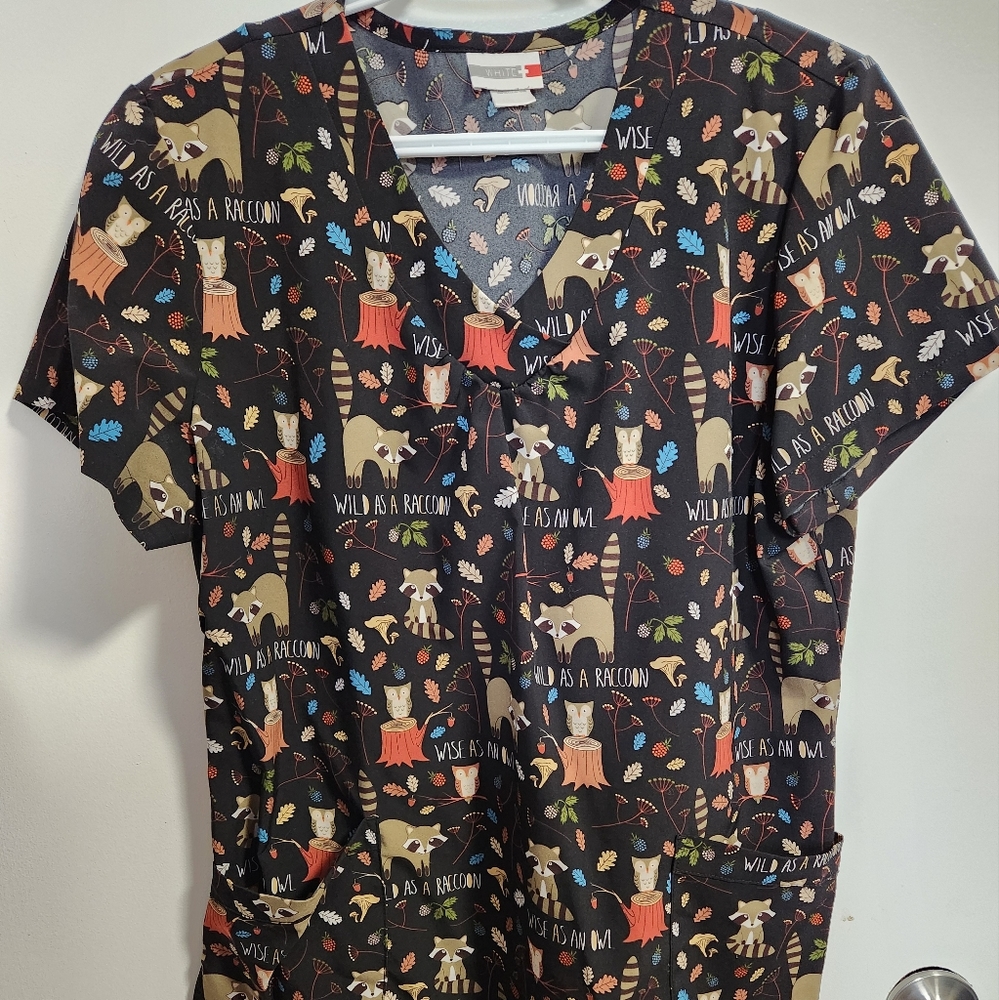 Animal Scrub Top